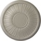 Ekena Millwork Leandros Ceiling Medallion (Fits Canopies up to 6 3/8"), 19 7/8"OD x 1 1/4"P, Pearl White CM22LNPWS - alternate 1